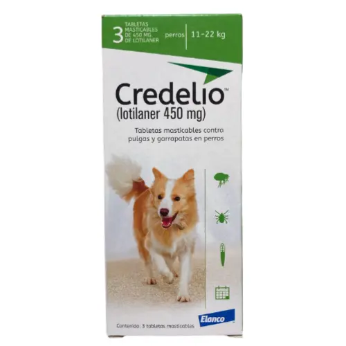 CREDELIO 450 MG / 11 - 22 KG. UND
