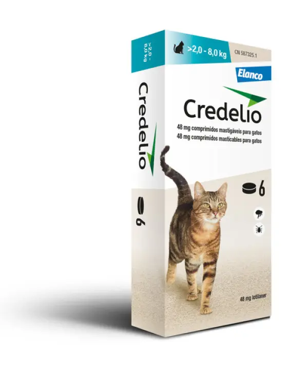 Credelio® Gatos – Antiparasitario Oral contra Pulgas y Garrapatas