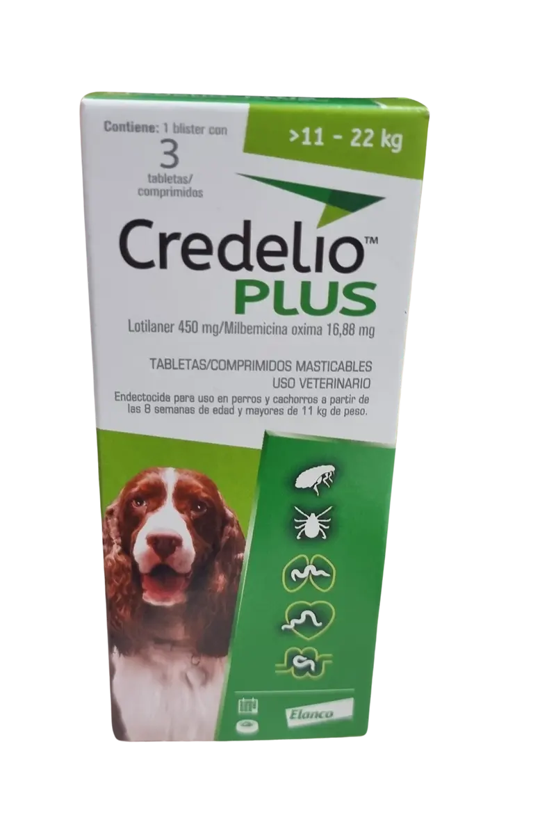 CREDELIO PLUS 11 A 22 KG (PASTILLA)