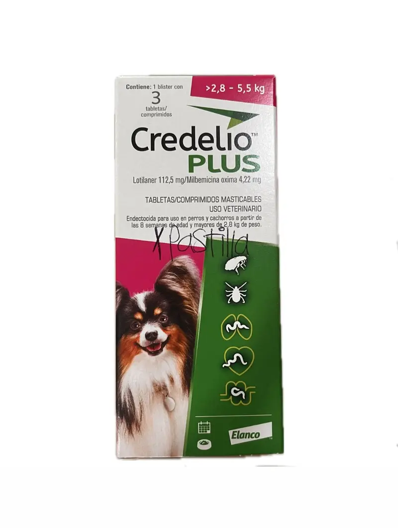 CREDELIO PLUS 2,8 - 5,5 KG (PASTILLA)