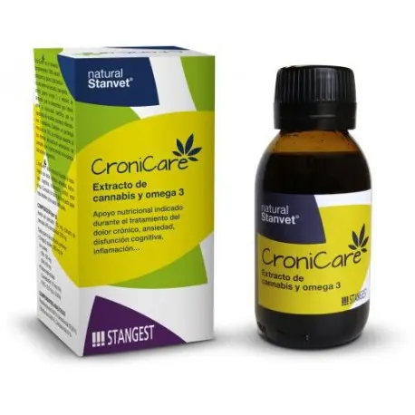 CroniCare 100 ml | Aceite de Cáñamo y Omega 3 para Perros y Gatos