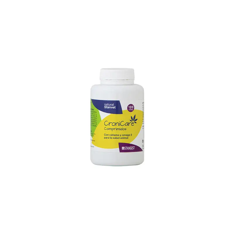 CroniCare 120 Comprimidos | Cáñamo y Omega 3 para Perros y Gatos
