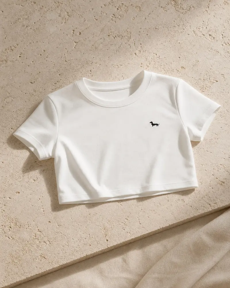 Crop Top mujer bordado Romeo &Co