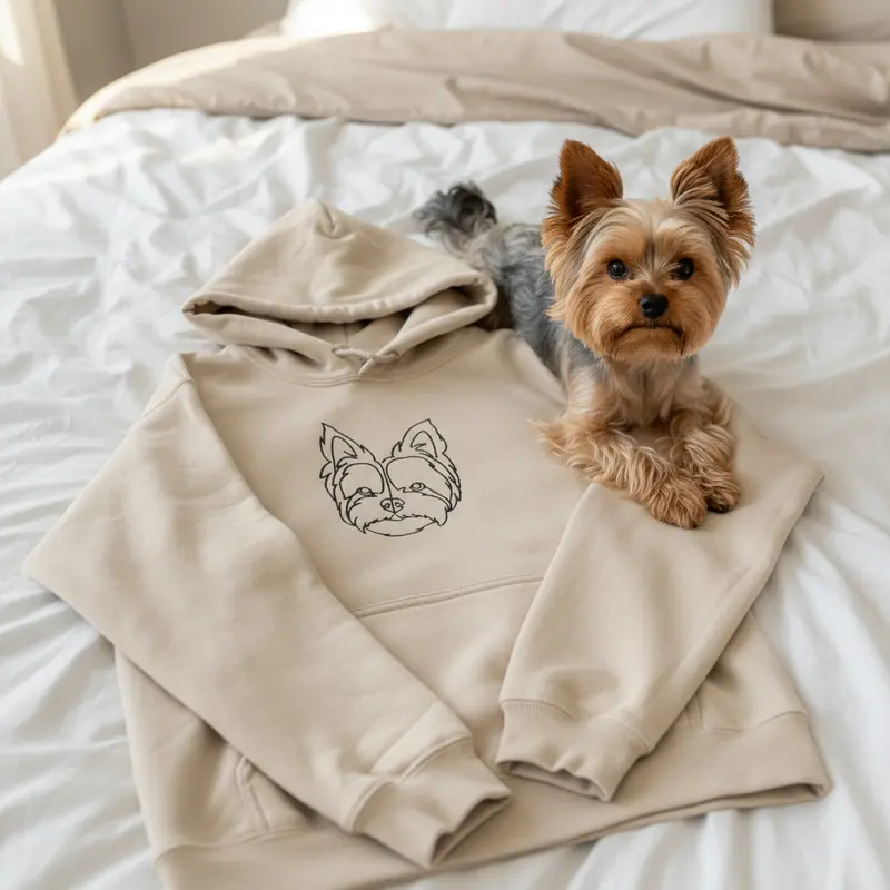 Custom Embroidered Hoodie 🇺🇸 – Personalized Design