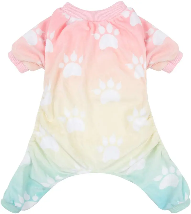 CuteBone Pijamas para perro, ropa suave para gato, ropa para cachorro, mono para perro, pijama para mascotas