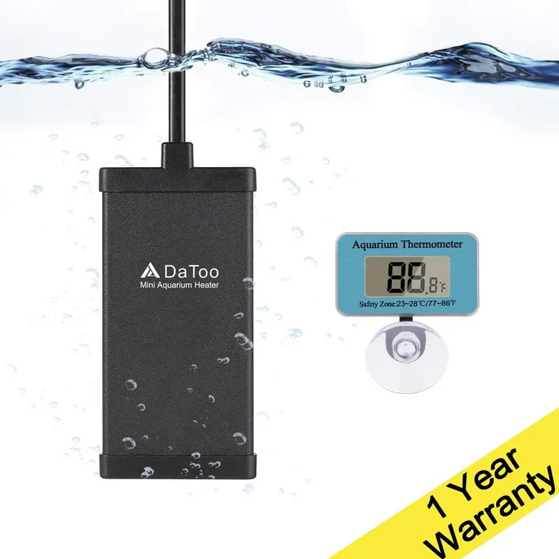 DaToo Mini Betta - Calentador para acuario (10 W, 20 W, 30 W)