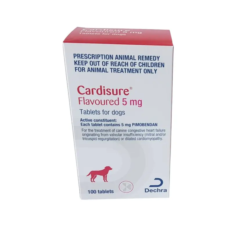 Dechra Cardisure Flavoured 5Mg 100Tab