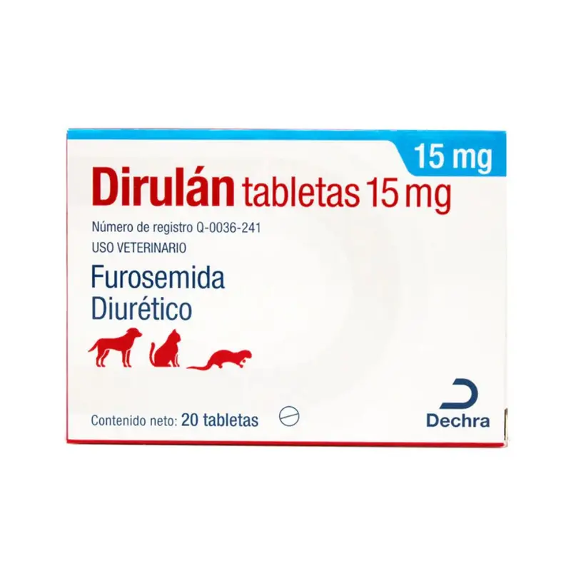 Dechra Dirulan Tabletas 15Mg 20Tab