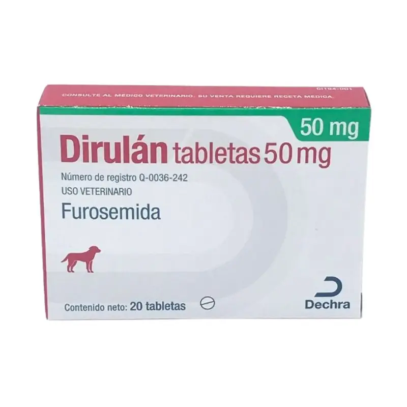 Dechra Dirulan Tabletas 50Mg 20Tab