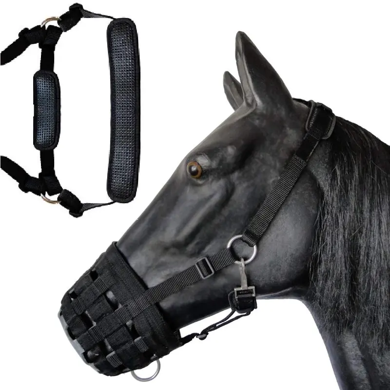 Deluxe Comfort – Bozal con forro con almohadilla de cuello, Heavy Duty Waffle neopreno, todos los tamaños