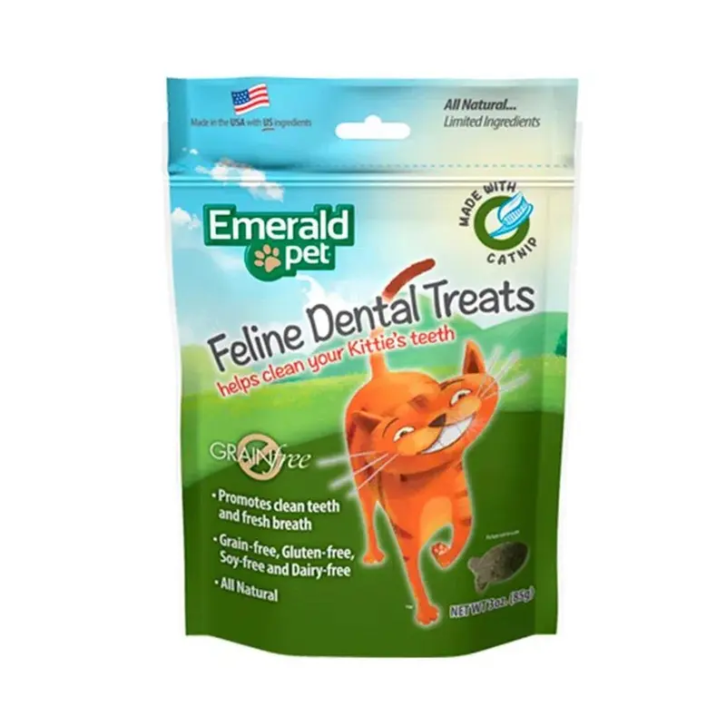 Dental Catnip Esmerald Pet Cat Snack