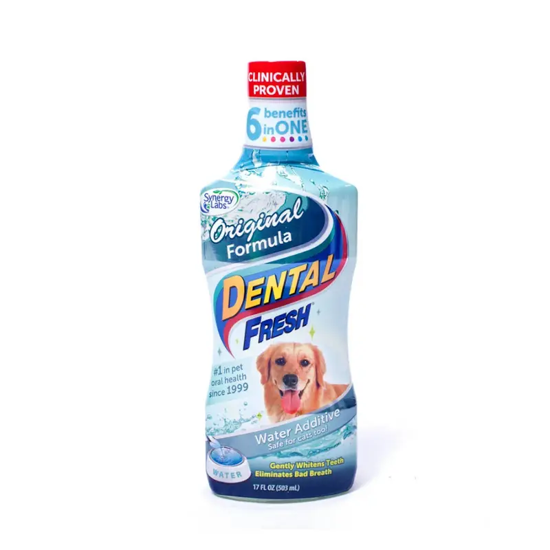 Dental fresh dog whitening 17 oz para perro