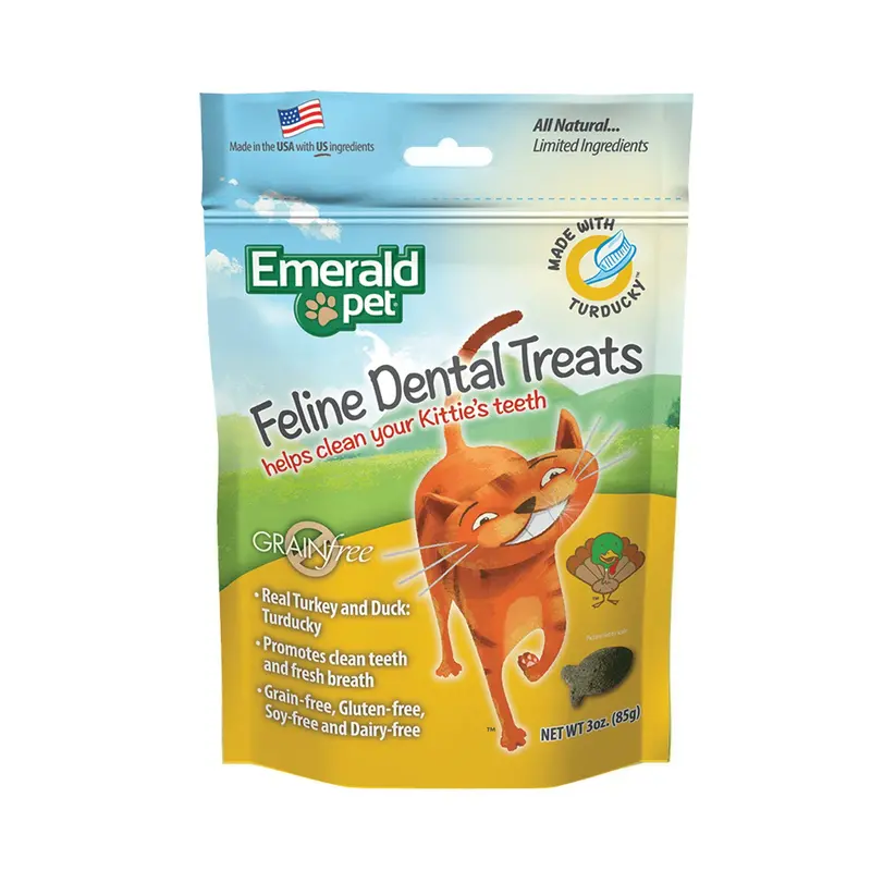 Dental pavo pato esmerald pet cat snack 85gr