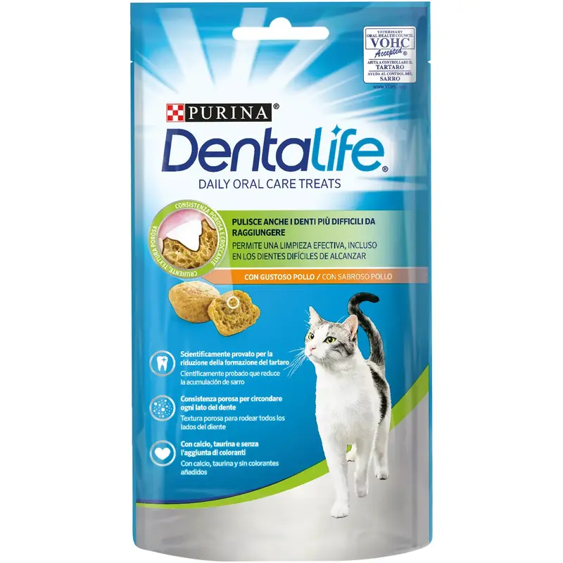 Dentalife Feline Daily Oral Care Sabor Pollo 8x40gr