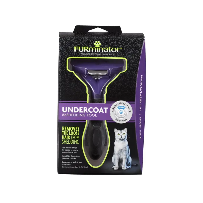 Deslanador Furminator para Gato de Pelo Corto Medium/Large