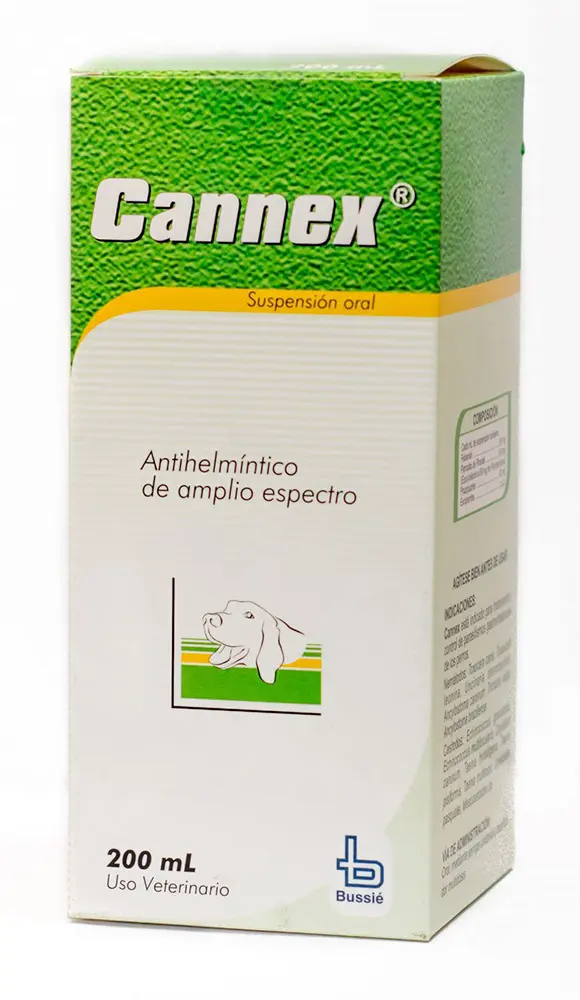 Desparasitante Para Perro Cannex Oral Frasco X 200 Ml