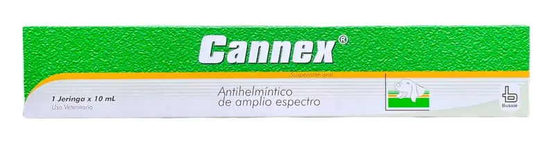 Desparasitante Para Perro Cannex Oral Jeringa X 10 Ml