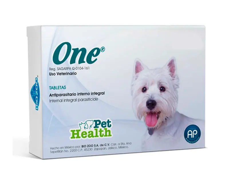 Desparasitante Para Perro One Sobre X 10 Tabletas