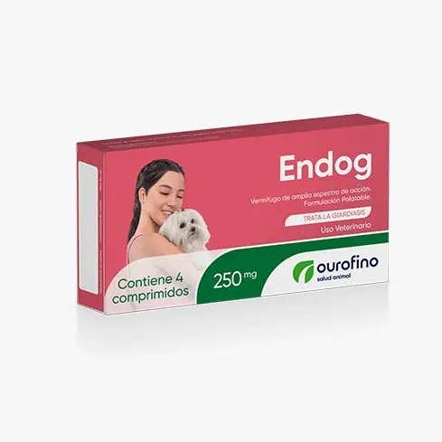 Desparasitante Perro Endog 250 Mg Caja X 4 Tab