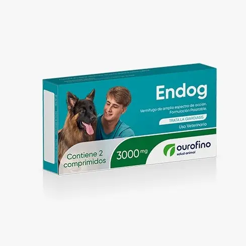 Desparasitante Perro Endog 3000 Mg Caja X 2 Tab