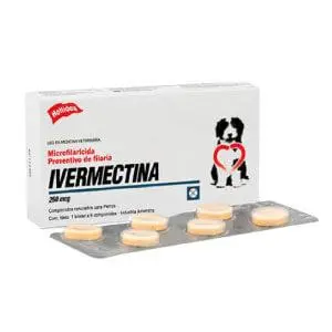 Desparasitante Perro Ivermectina Caja X 6 Comprimidos