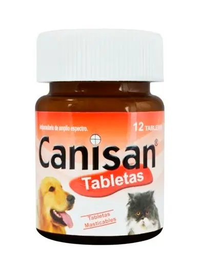 Desparasitante Perro Y Gato Canisan Fco X 12 Tab