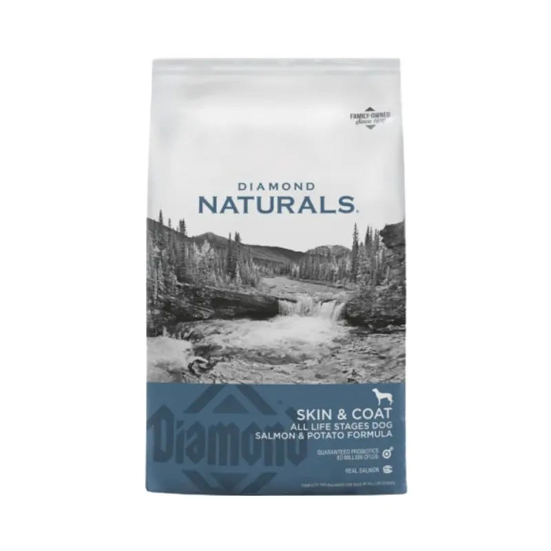 Diamond Naturals Salmon Skin Y Coat 4.4Lbs. (2Kg)