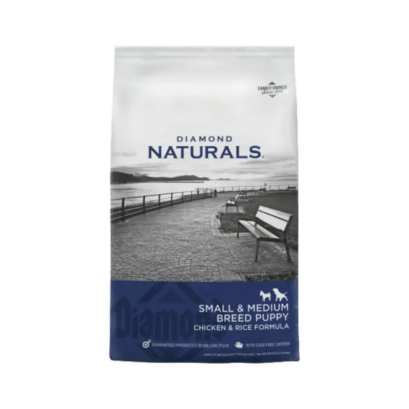 Diamond Naturals Small Y Medium Breed Puppy Dog Chike & Rice 18 Lbs. (8.16 Kg)