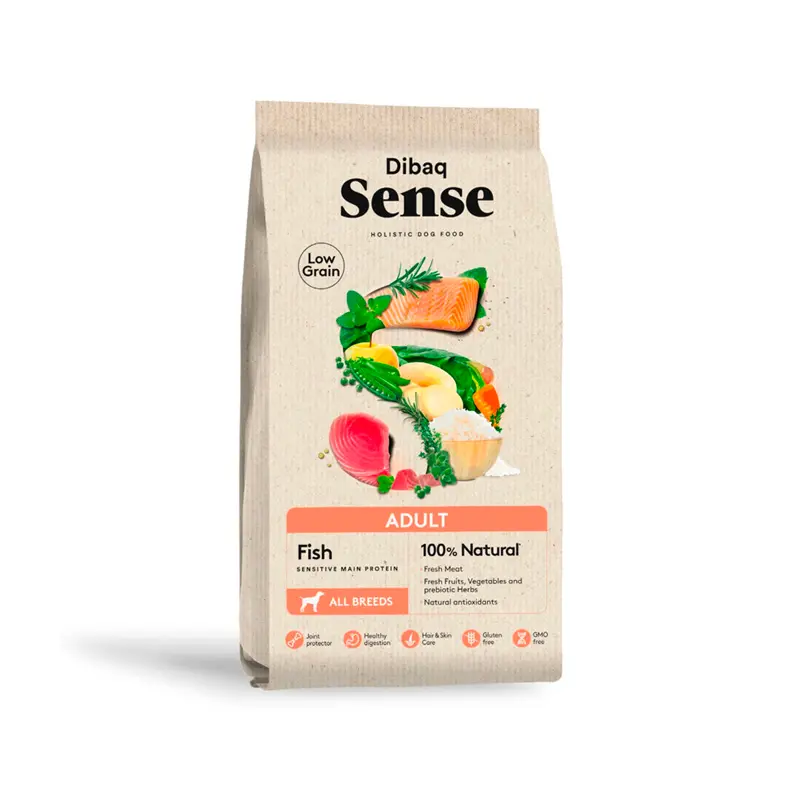Dibaq Sense Low Grain Adult con pescado pienso para perros
