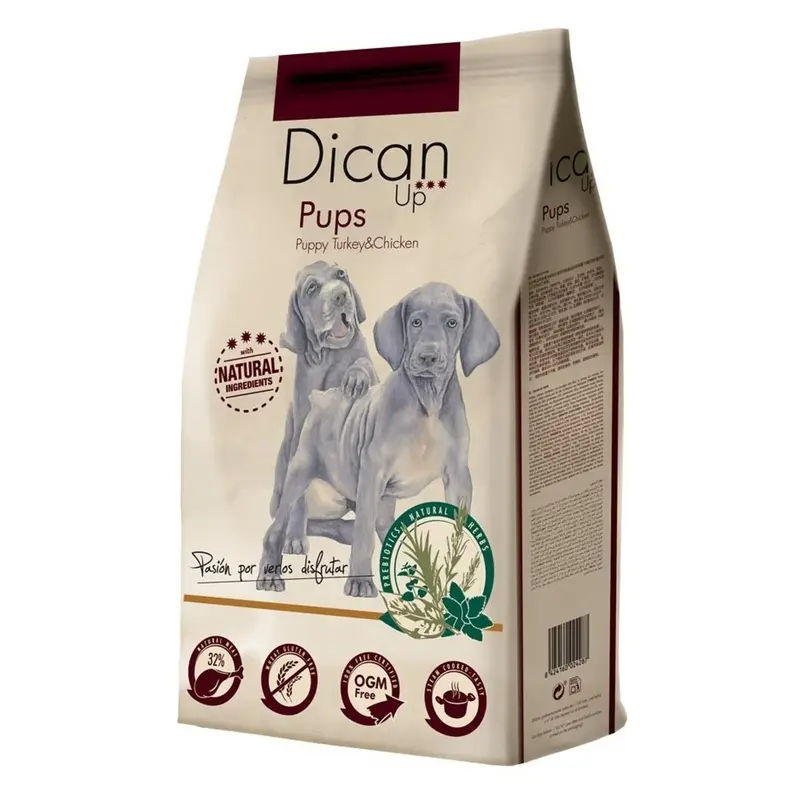 Dican Up Perro Pups con pavo I Pollo