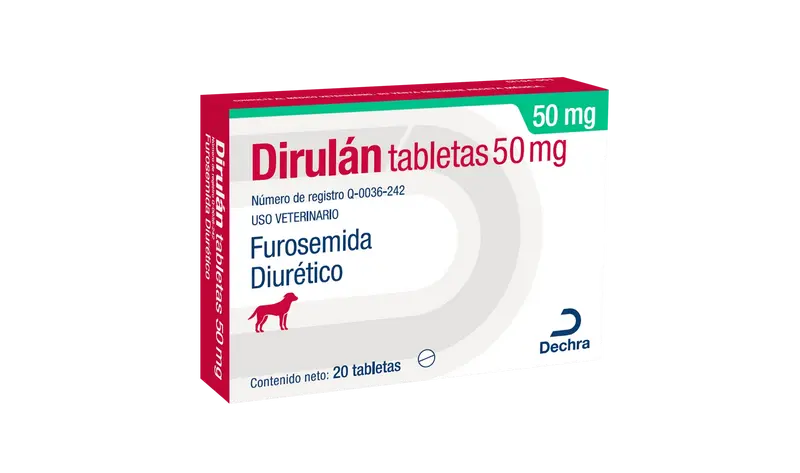 Dirulan Caja 20 tabletas 50 mg