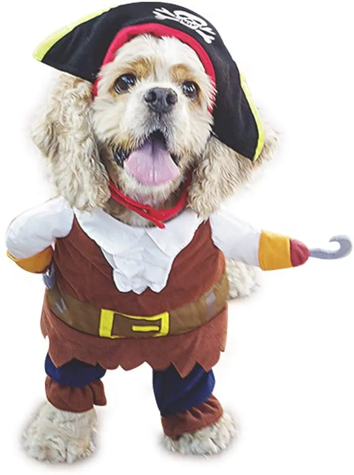 Disfraces de Nacoco. Disfraz para mascotas y perros de Piratas del Caribe, disfraz para gatos