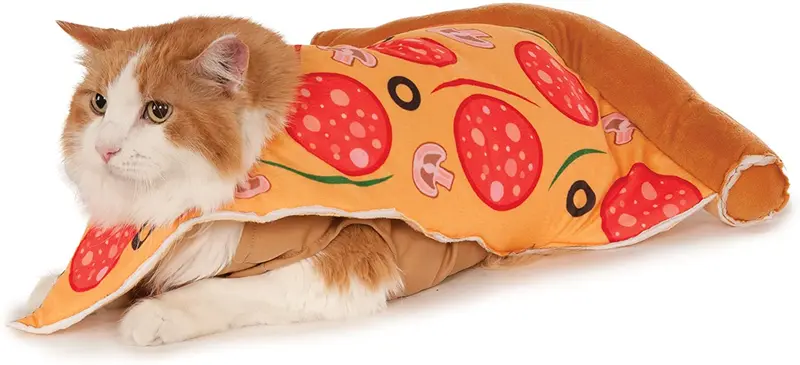 Disfraz de porción de pizza para mascotas de Rubies Costume Company