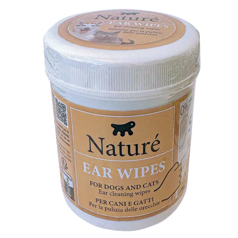 DISPOSABLE EAR FINGER PADS FOR DOGS AND CATS NATURÉ(x50)