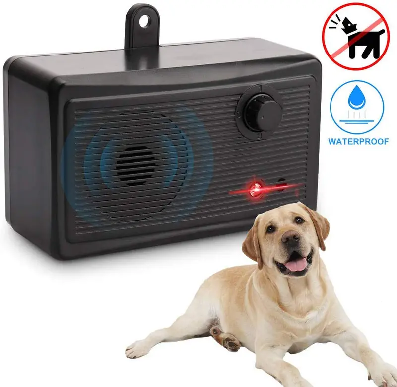 Dispositivos de control de ladridos de Marialove, dispositivo antiladridos para exteriores, repelente ultrasónico para perros y dispositivos antiladridos