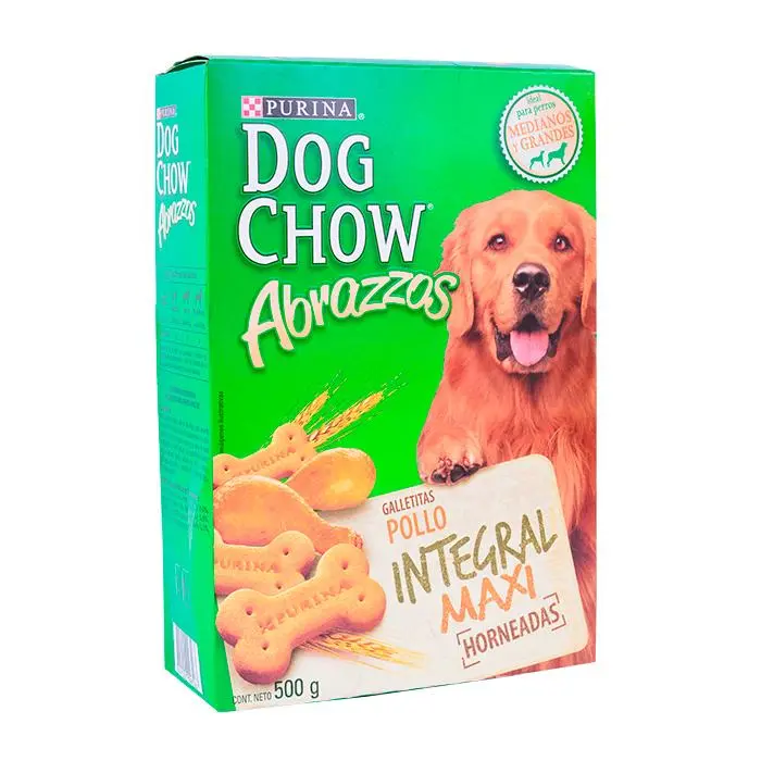 Dog Chow Abrazzos Integral Maxi x 500 Gr