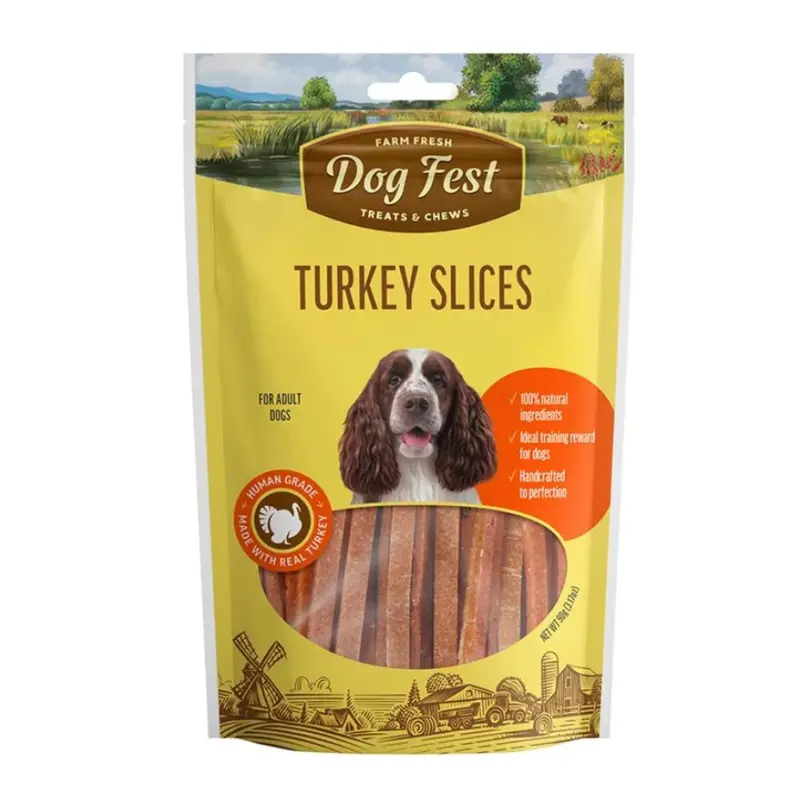 Dog Fest Rebanadas de Pavo 90gr