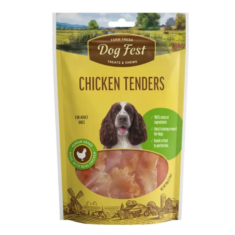 Dog Fest Tiras de Pollo 90gr