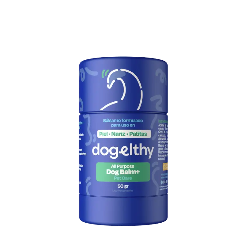Dogelthy Dog BALM STICK 50 gr ( Bálsamo Hidratante para Piel, Patitas y Nariz Anti Resequedad y Agrietamiento )