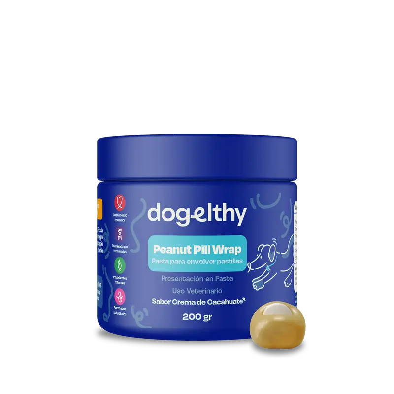 Dogelthy PEANUT PILL WRAP 200 gr (Recubrimiento de Pastillas para Medicamentos Sabor Crema de Cacahuate )