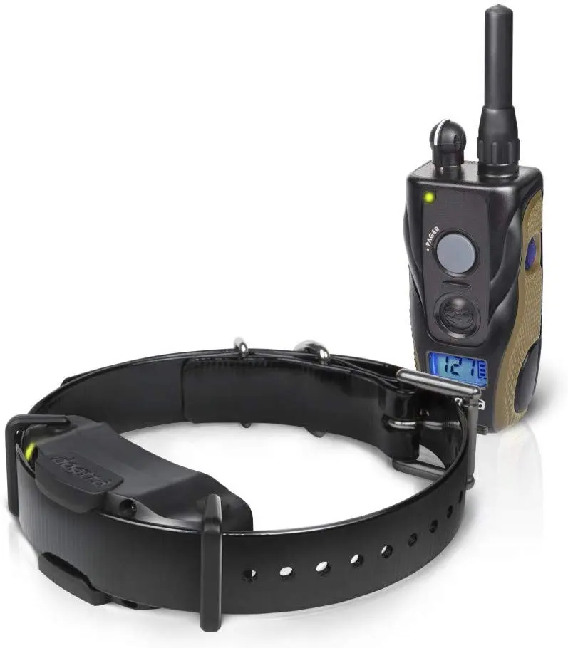 Dogtra 1900 Series - Collar electrónico ergonómico de 3/4 millas IPX9K resistente al agua de alta salida para entrenamiento de perros, Negro, M hasta L