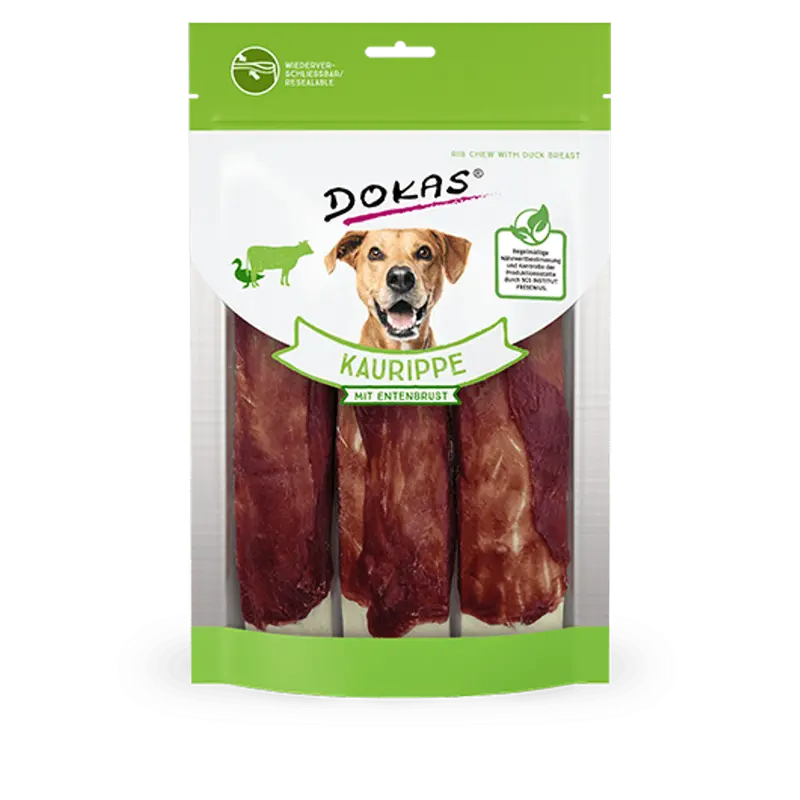 Dokas Costillas de buey con pechuga de pato para perro 2
