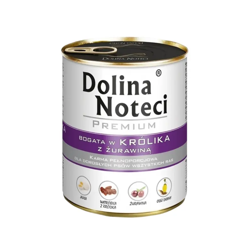 Dolina Noteci Conejo Arándanos 800 g