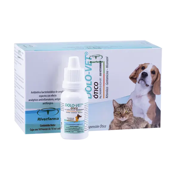 Dolo-Vet Ótico Frasco Gotero de 10 ml