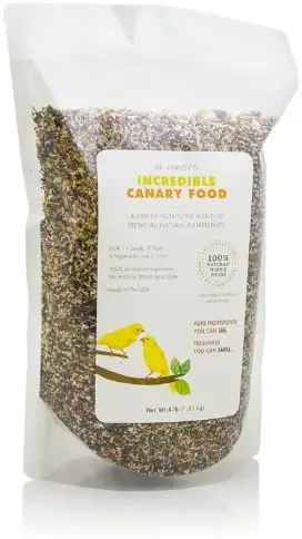 Dr. Harvey 's Incredible Canarias mezcla, natural Alimentos para Islas Canarias, 2-Pound Bag
