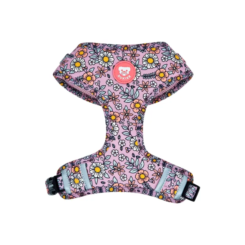 DUKIER Arnés Ajustable Flower Power para perros