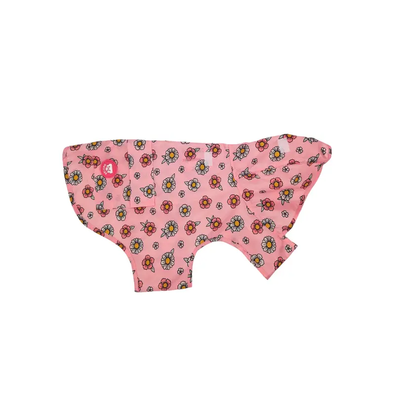 DUKIER Chubasquero Flower Power para perros