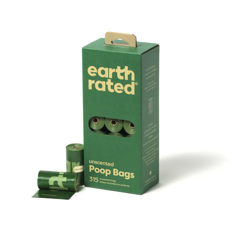 EARTH RATED Bolsas Sin Olor 315 uds para perros