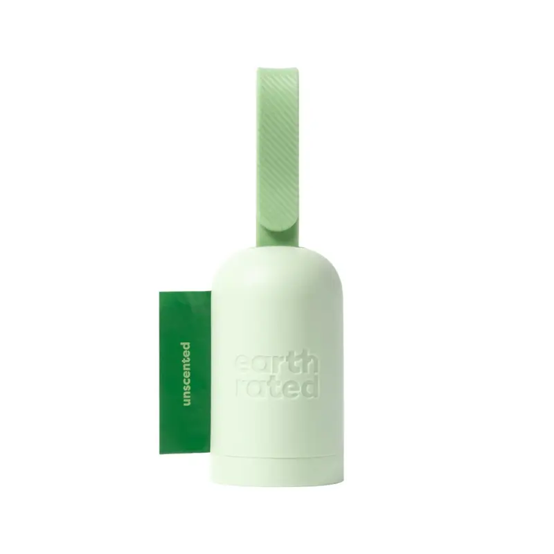 EARTH RATED Dispensador de Bolsas + 15 Bolsas para perros