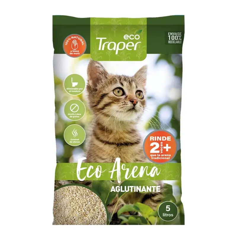 Eco Arena Sanitaria Traper 5 Lts